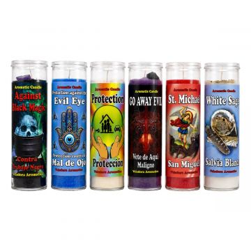 Mama Mojo - Prepared Aromatic 7 Day Candle - Starter Pack - Protection